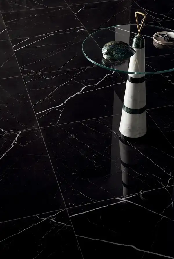 Плитка керамогранітна LGXDLX2 Marquina Nero Lux-RT POL 600x1200x10 Lea Ceramica