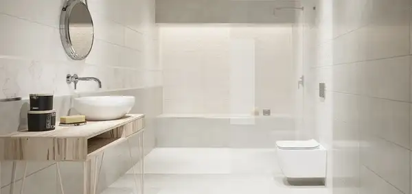 Плитка стінова UNIVERSAL White 250x750 Ceramika Color (5902627433481)