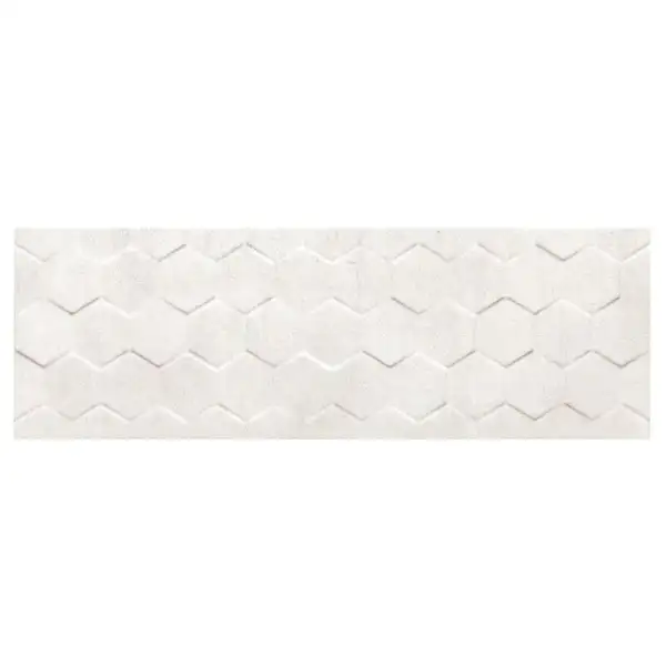 Плитка стінова UNIVERSAL White Hexagon 250x750x9 Ceramika Color (5902627433498)