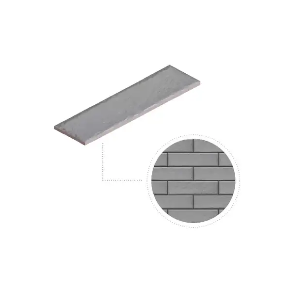 CERRAD Foggia Gris Плитка фасадная, серая (5901779371924)