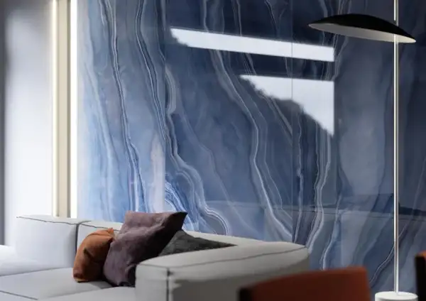 Плитка керамогранітна Onix Blue POL 1197x2797x6 Cerrad (5903313327480)