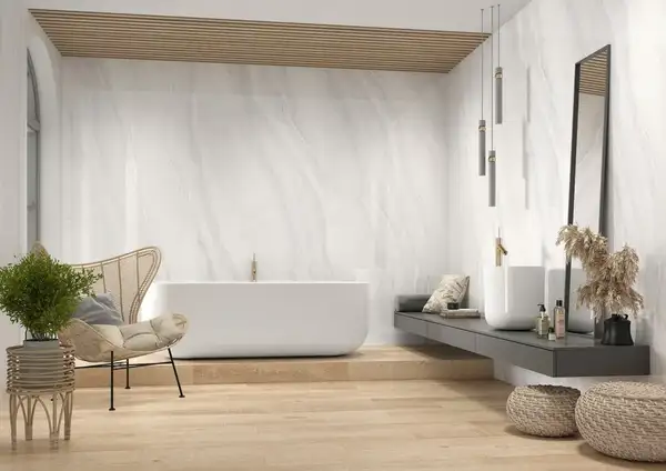 Плитка керамогранітна Onix White POL 1197x2797x6 Cerrad (5903313327503)