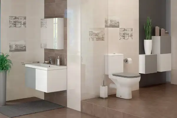 Cersanit Плитка стінова Samanta Brown 25x40 код 9090 Церсаніт (TWZZ1047172966)