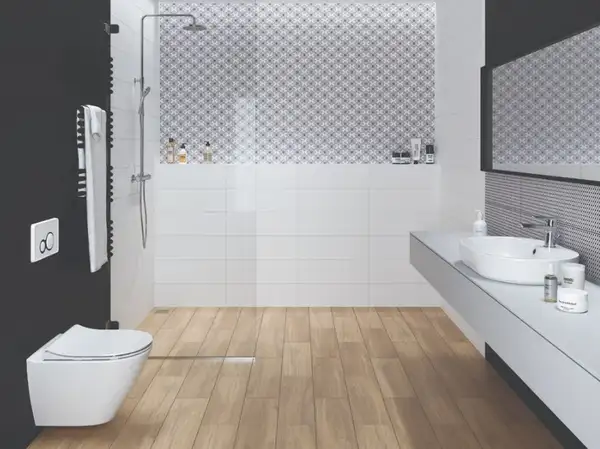 Cersanit Плитка стінова Black SATIN 20x60 код 9006 Церсаніт (TWZZ1095495994)