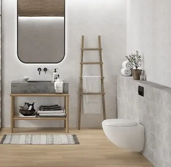 Cersanit Denize Light Grey STR Плитка стеновая, 20x60 (TWZZ1109817822)