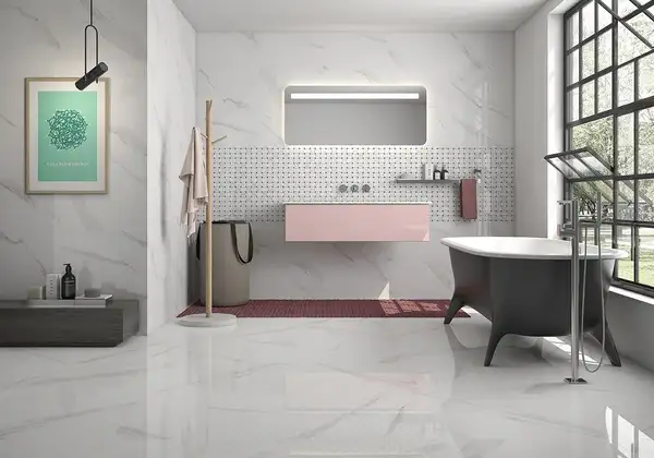 Настенная плитка Geotiles Neptune Blanco 33,3 х 55 см 389007