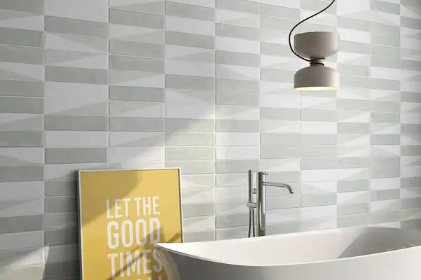 Настенная плитка Geotiles Encode Rlv. Green 25 х 70 см 483168