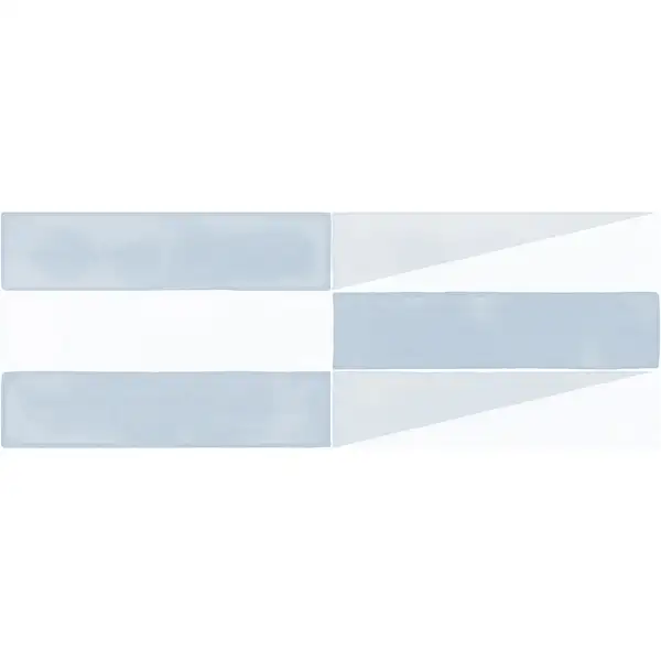 Настенная плитка Geotiles Encode Rlv. Blue 25 х 70 см 483169