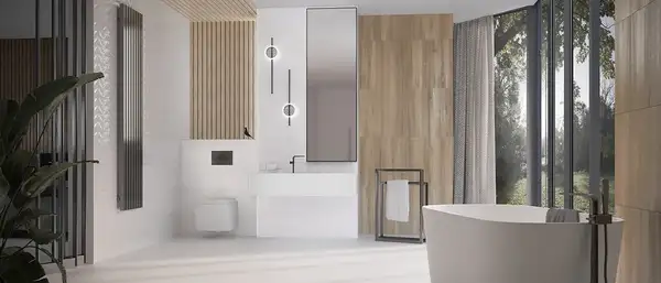 Плитка стінова White Glossy RECT 300x600x8,5 Konskie (5903943502042)