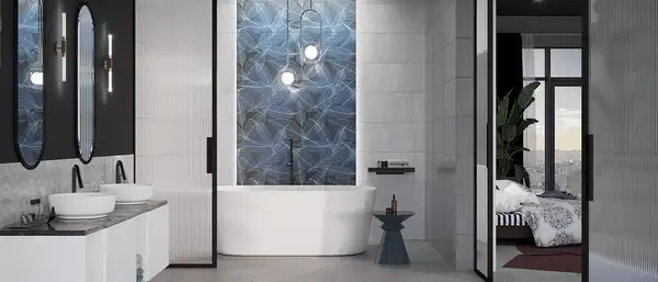 Плитка стінова Tampa White Axis RECT 300x600x8,5 Konskie (5903943502127)