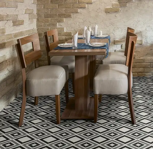 Плитка керамогранітна Belfast Black 200x200 Mainzu (PT02947)