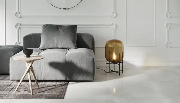 Плитка керамогранітна Grava White LAP 598x1198x8 Opoczno (TGGP1000826249)