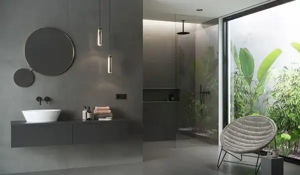 Плитка керамогранітна Grava Grey LAP 598x1198x8 Opoczno (TGGP1000846249)