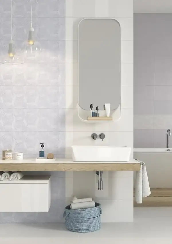 OPOCZNO Плитка стінова MP705 White GLOSSY 24x74 код 3049 Опочно (TWZR1021664951)