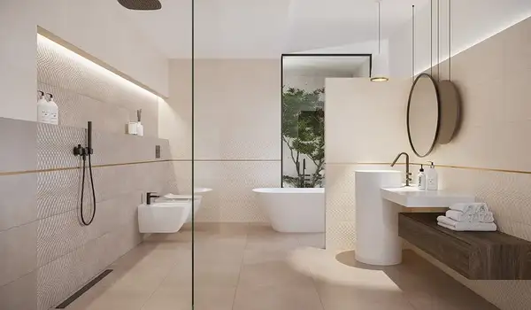 OPOCZNO Плитка стінова Arego Touch Ivory SATIN STR 29x89 код 1354 Опочно (TWZR1022257854)