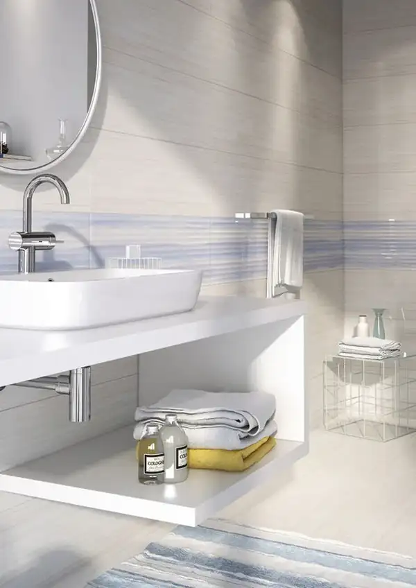 OPOCZNO Плитка стінова Stripes Blue STR 25x75 код 0311 Опочно (TWZZ1039341687)