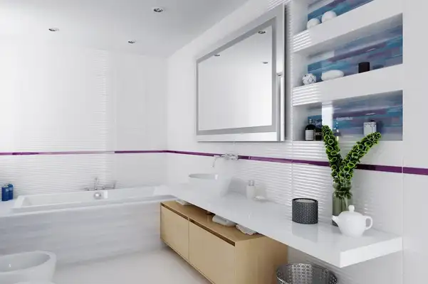 OPOCZNO Плитка стінова Stripes Blue 25x75 код 0113 Опочно (TWZZ1039361687)