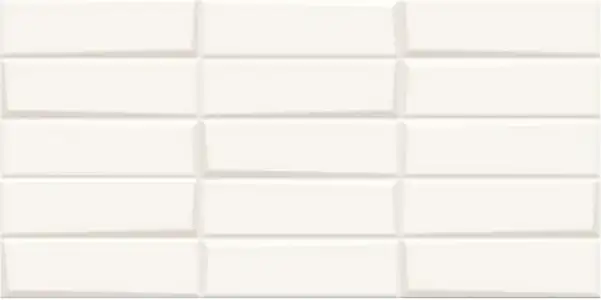 OPOCZNO Mixform White STR Плитка стінова, біла (8392) (TWZZ1105611718)