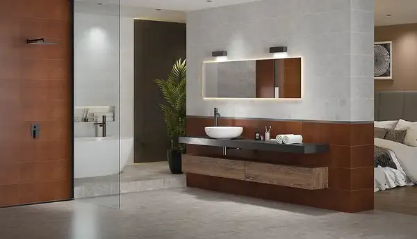 OPOCZNO Плитка стінова Solaris Copper MICRO 25x75 код 5589 Опочно (TWZZ1110483760)