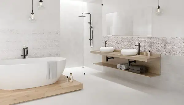 OPOCZNO Плитка стінова Debora White SATIN 20x60 код 1060 Опочно (TWZZ1112455994)