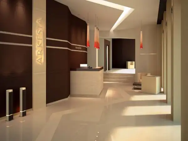PARADYZ Arkesia Bianco Керамогранит, белый (QPR-598X598-1-ARKE.BI) (QPR-598X598-1-ARKE.BI---3)