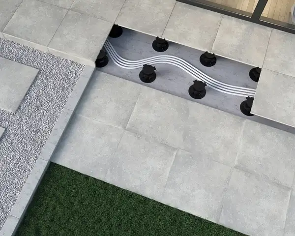 Плитка керамогранітна Garden Grys 2.0 RECT 595x595x20 Paradyz (R-R-595X595-1-GARD.GR20)