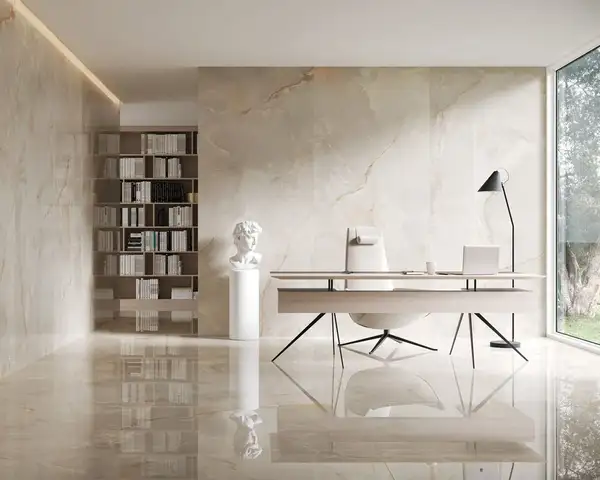 Плитка керамогранітна Invisible White RECT POL 600x1200x9 Paradyz (RPR-0,6X1,2-1-INVI.WH---2)