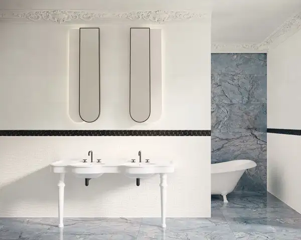 Плитка керамогранітна Monet Blue RECT POL 600x1200x9 Paradyz (RPR-0,6X1,2-1-MOET.BL---2)
