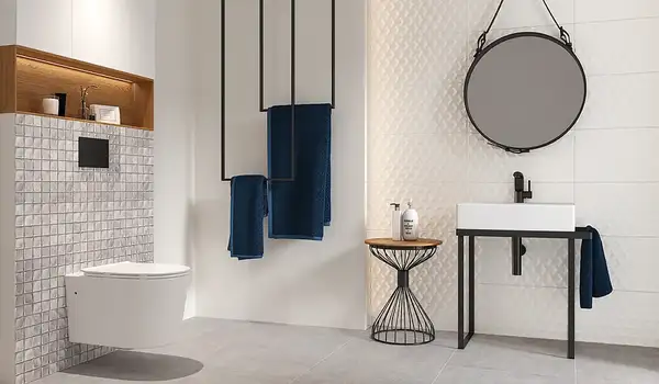 Плитка стінова Harmony Bianco 30x60 код 0557 Ceramika Paradyz (S---300X600-1-HARM.BI)
