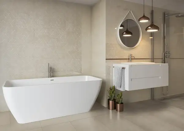 Плитка стінова Mistysand Crema 30x60 код 8110 Ceramika Paradyz (S---300X600-1-MISD.CR)