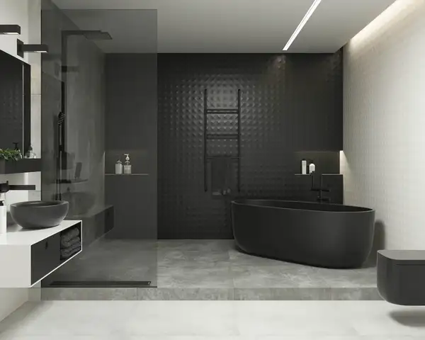 Плитка стінова Modul Grafit 30x60 код 4884 Ceramika Paradyz (S---300X600-1-MODU.GT---2)
