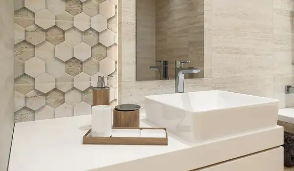 Плитка стінова Sunlight Stone Beige 30x60 код 0854 Ceramika Paradyz (S---300X600-1-SUNL.BE)