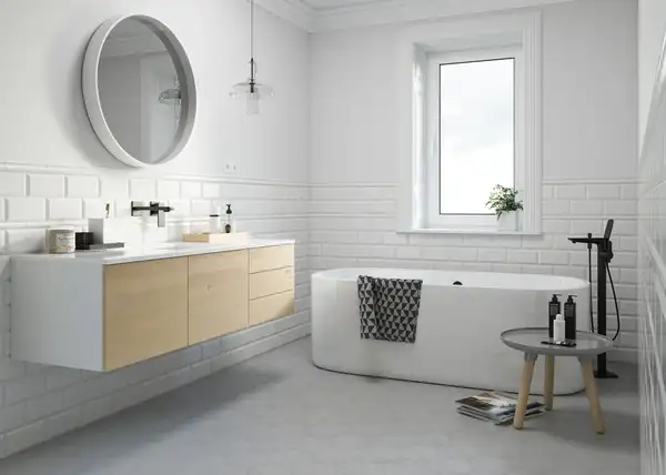 Плитка стінова Tamoe Bianco Kafel 9,8x9,8 код 4097 Ceramika Paradyz (S-K-098X098-1-TAMO.BI)