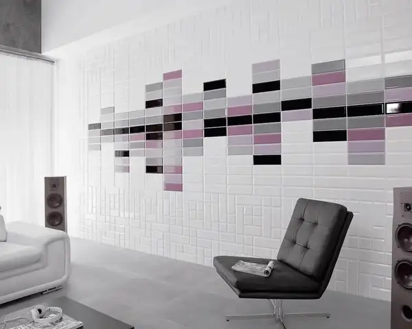 Плитка стінова Tamoe Bianco Kafel 9,8x29,8 код 4219 Ceramika Paradyz (S-K-098X298-1-TAMO.BI)