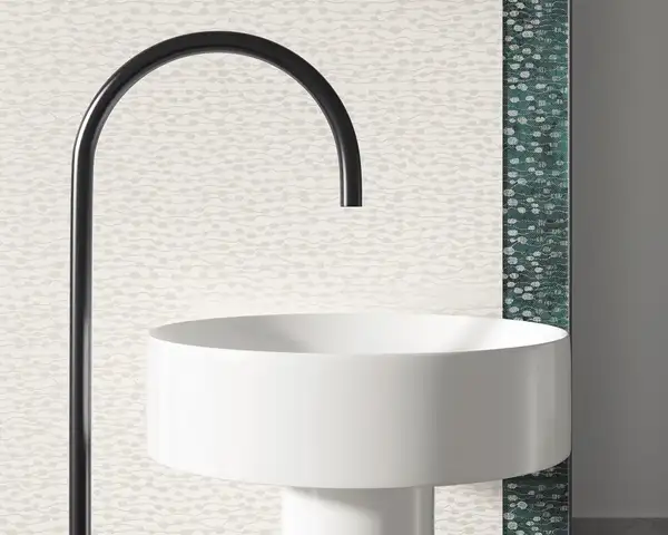 Плитка стінова Unique Lady White RECT Dekor 398x1198x11 Paradyz (S-R-0,4X1,2-1-UNLA.WHDE)