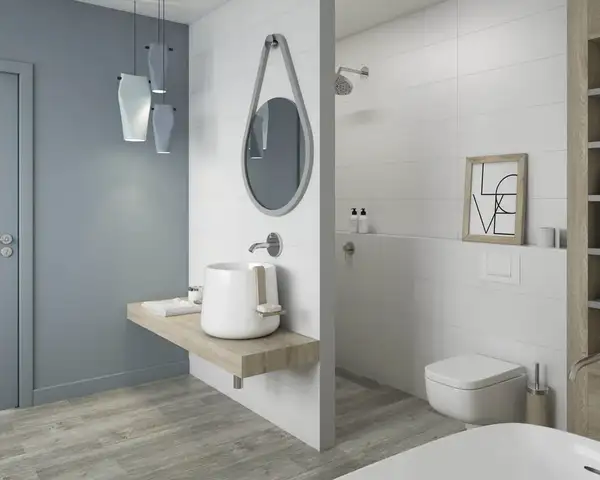 Плитка стінова Neve Bianco RECT Блиск 29,8x89,8 код 2651 Ceramika Paradyz (S-R-298X898-1-NEVE.BI---B)
