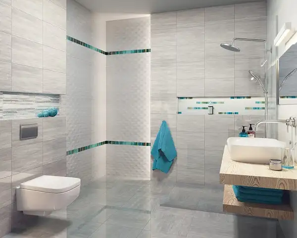 Плитка стінова Nati Bianco STR 25x40 код 7960 Ceramika Paradyz (SS--250X400-1-NATI.BI)