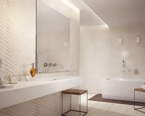 Плитка стінова Emilly Crema STR 30x60 код 7120 Ceramika Paradyz (SS--300X600-1-EMIL.CR---2)