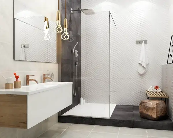 Плитка стінова Emilly Grys STR 30x60 код 4198 Ceramika Paradyz (SS--300X600-1-EMIL.GR---2)
