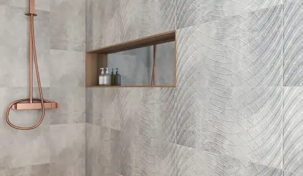 PARADYZ Harmony Grys B STR Плитка стеновая, серая (SS--300X600-1-HARM.GRB)