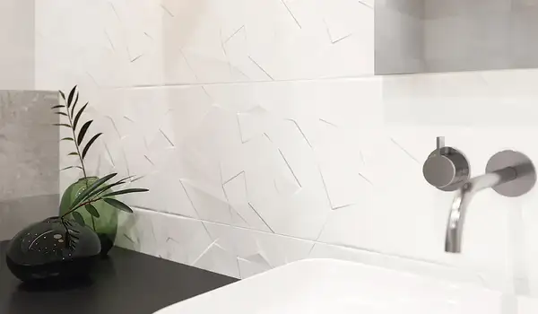 Плитка стінова Natura Bianco STR 30x60 код 1066 Ceramika Paradyz (SS--300X600-1-NATR.BI)