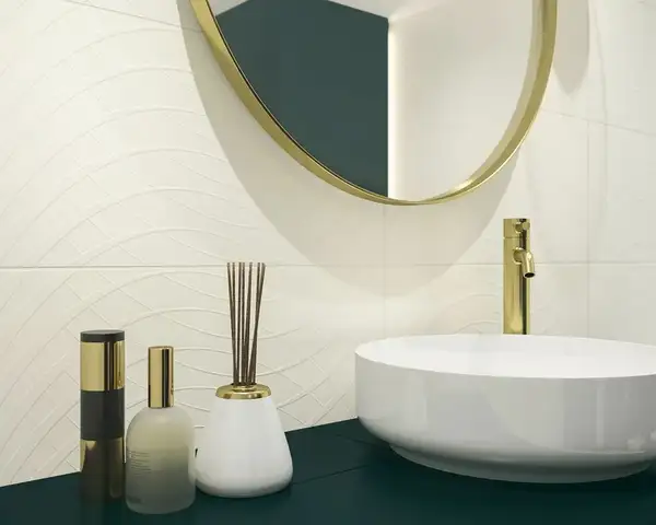 Плитка стінова Porcelano Bianco STR 300x600x9 Paradyz (SS--300X600-1-PORC.BI)