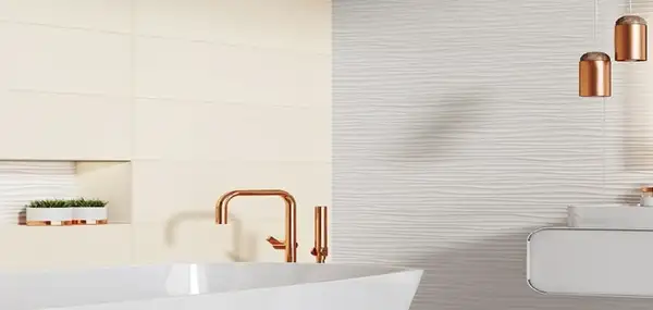 Плитка стінова Elanda Bianco Stripes RECT STR 25x75 код 8235 Ceramika Paradyz (SSR-250X750-1-ELAN.BIST)