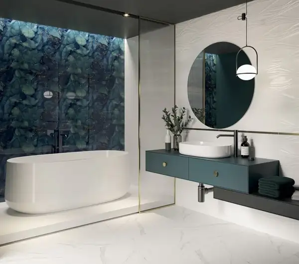 Плитка стінова Neve Bianco RECT STR Блиск 25x75 код 7471 Ceramika Paradyz (SSR-250X750-1-NEVE.BI---B)