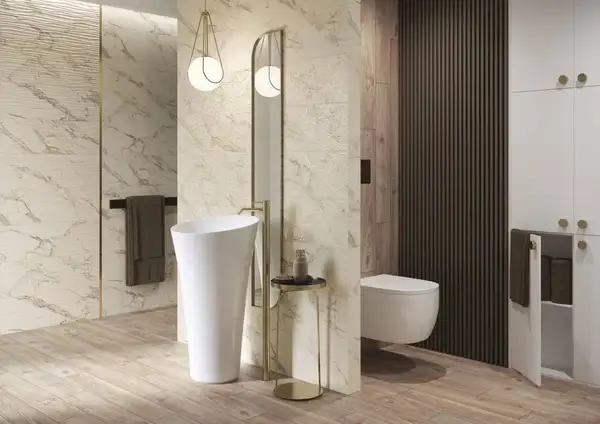 PARADYZ Serene Bianco Плитка стінова, біла (SSR-250X750-1-SERE.BI)