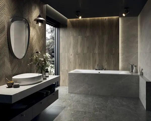 Плитка стінова Afternoon Brown A RECT STR 29,8x59,8 код 7693 Ceramika Paradyz (SSR-298X598-1-AFTE.BRA)