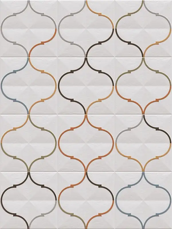 Плитка керамогранітна Oromo Multicolor 200x200x7,6 Vives (3GD5)