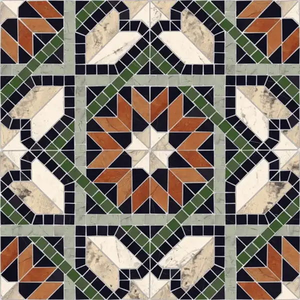 Плитка керамогранітна Cilena-PR Multicolor RECT POL 435x435x9,5 Vives (42J8)