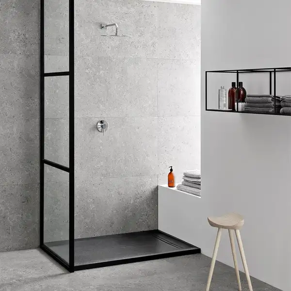 Душевой поддон Geberit Sestra 140 х 90 х h4 см, графит/структурированный 550.277.00.2