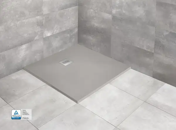 Душовий піддон Kyntos C 100x100 см Cemento, RADAWAY (HKC100100-74)